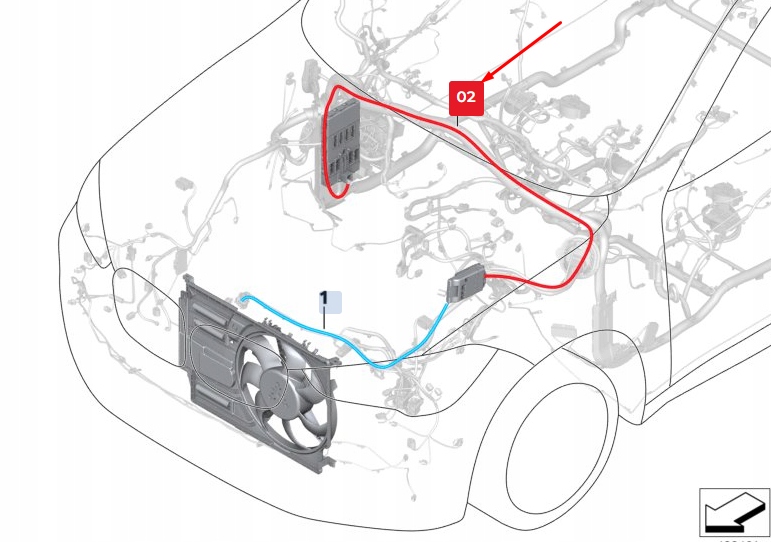 фото №1, Bmw x2 f39 positive аккумулятор кабель 61126821858 6821858