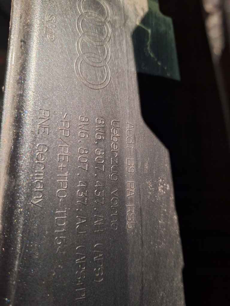 фото №10, Бампер audi rs5 rs-5 b9 f5 8w 8w6 lift 2020-2024 po liftingu оригінальний номер aso