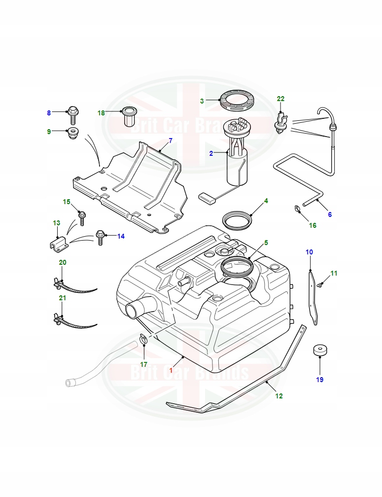 фото №2, Бак пального land rover defender fl l316 lr013168 7h129002ac