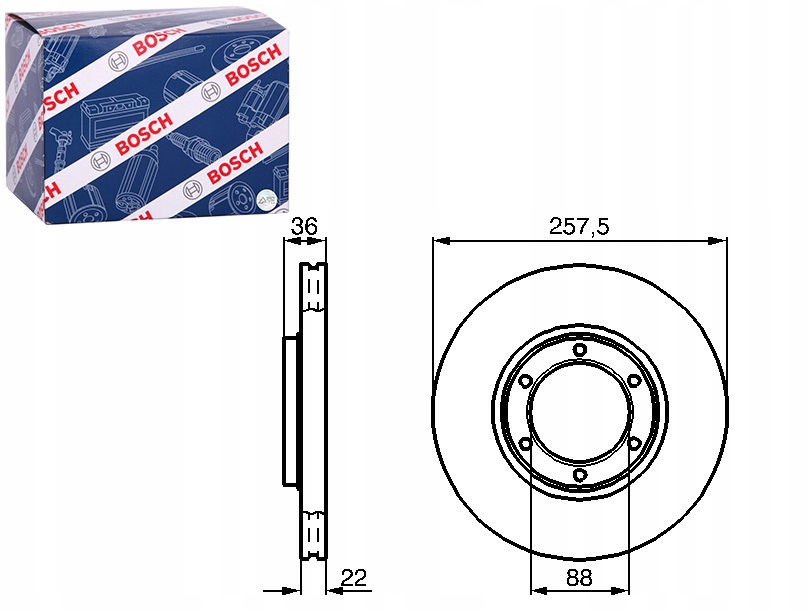 фото №1, Тормозные диски тормозные 2szt. перед isuzu gemini trooper i opel campo