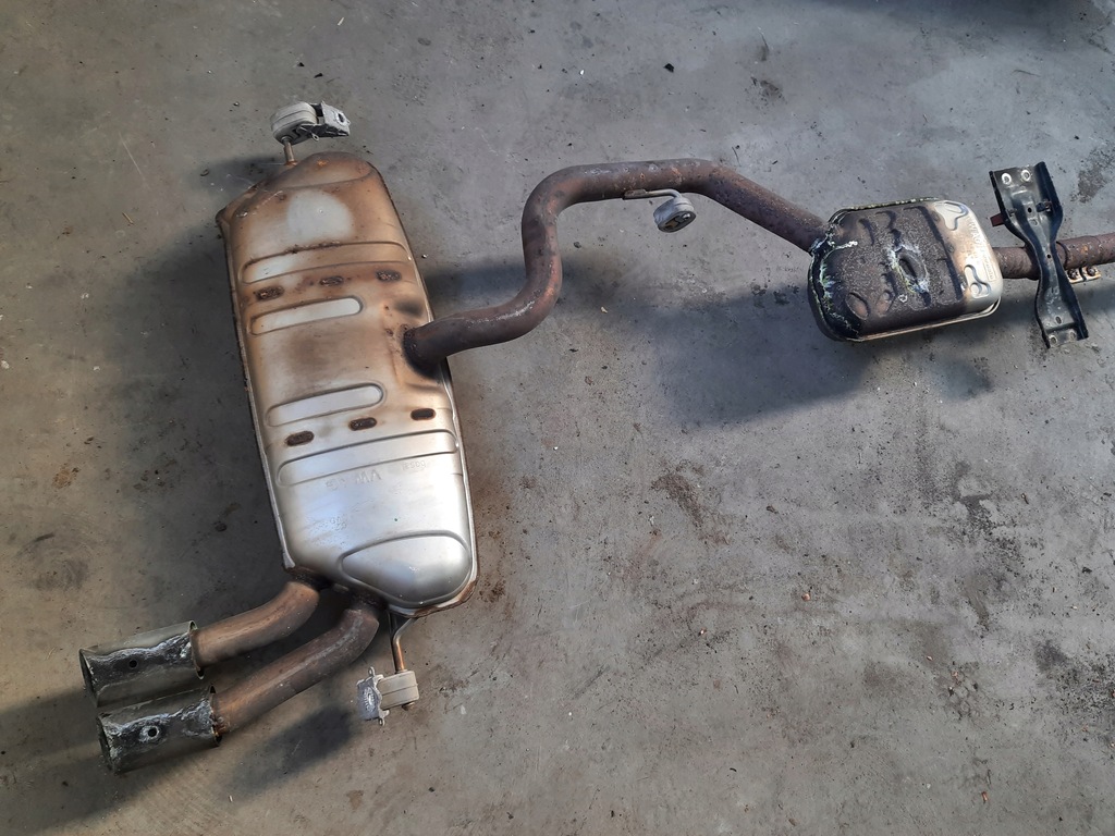 фото №8, Audi q3 8u 2.0tfsi труба выхлопная катализатор гаситель средний конечный