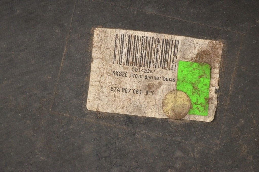 фото №15, Накладка бампера спойлер перед skoda karoq 17-