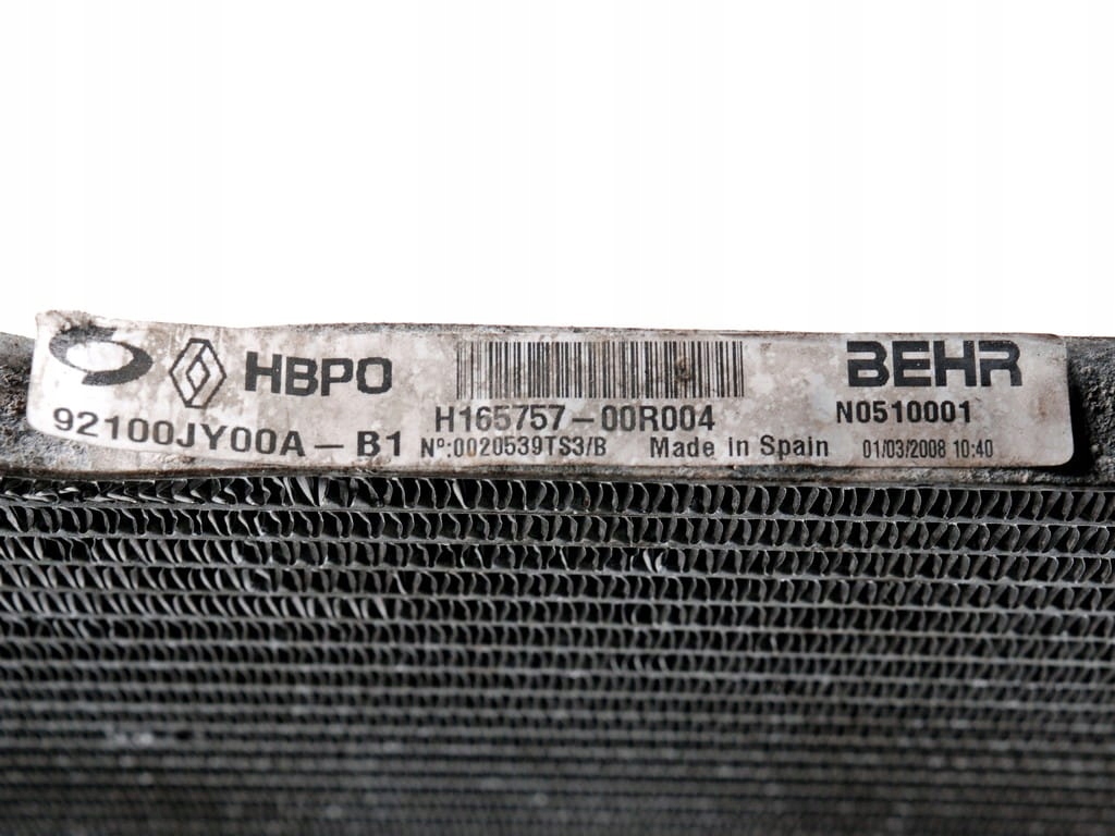 фото №2, Радіатор кондиціонера renault koleos 2.0 dci 92100jy00a