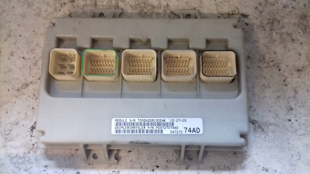 фото №7, Бортовой компьютер 0281010814 набор иммобилайзер chrysler voyager iv 2.5 crdi 00-