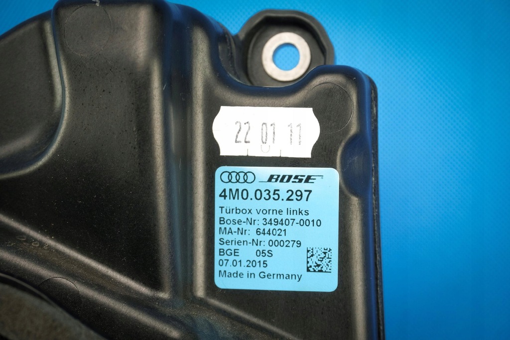 фото №8, Динамик низкочастотный bose audi q7 sq7 4m 4m0035297