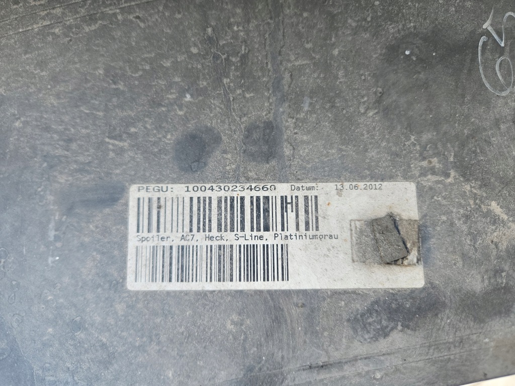 фото №13, Накладка бампера дифузор audi a7 c7 4g s-line 2011-2015