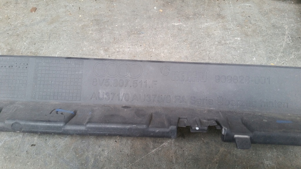 фото №12, Бампер задняя pdc sedan 8v5807511f audi a3 8v