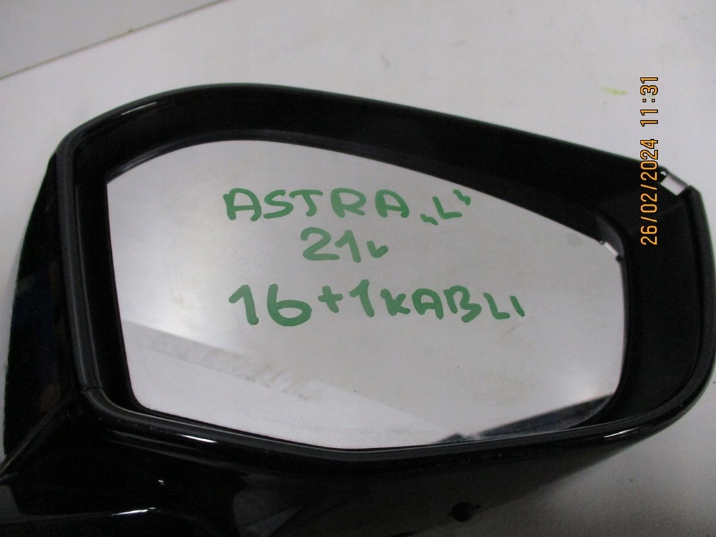 фото №8, Зеркало зеркало opel astra l 6 камера