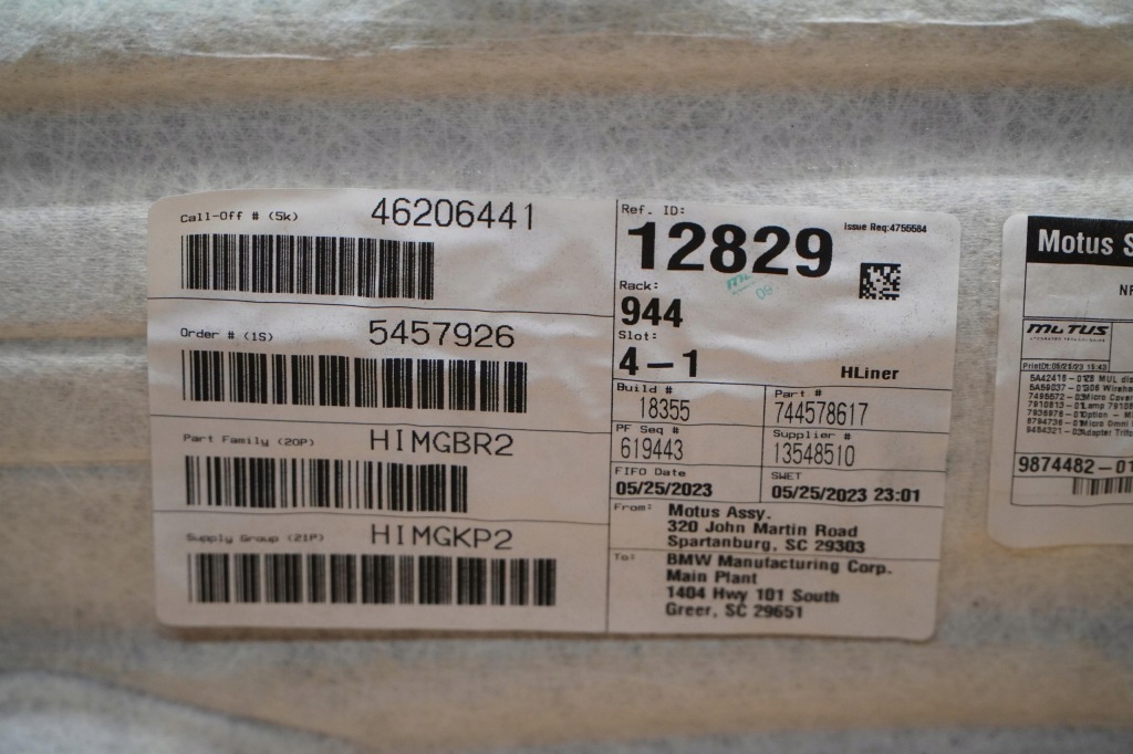 Стеля панорама захист 744578617 bmw x6 g06 m-pakiet рестайлінг  оригінал 23- Доставка