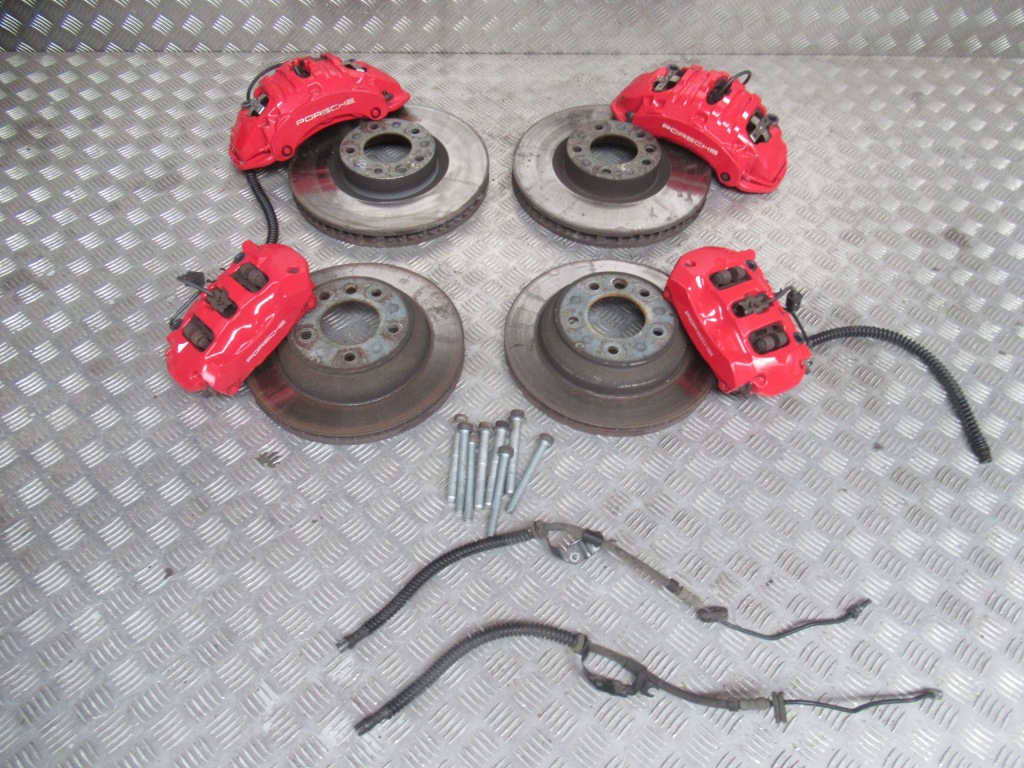 фото №1, Комплект гальмівні диски гальма супорти porsche cayenne 7p5 4.8