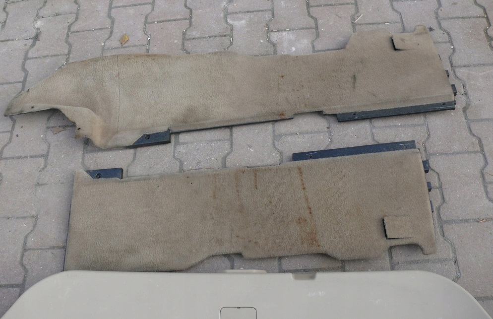 фото №14, Коврик обшивка багажника nissan murano i z50 beż