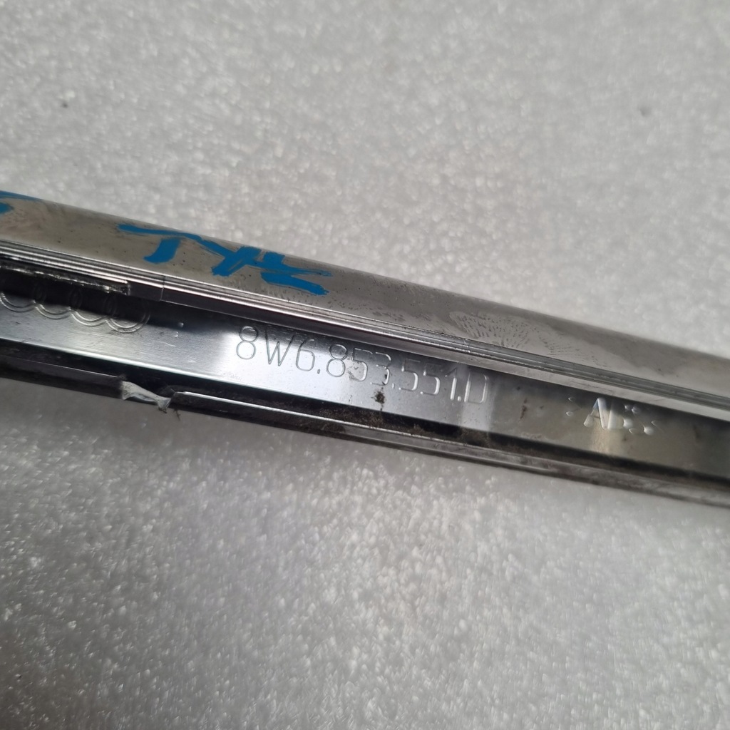 фото №11, Audi a5 s5 8w 8w6 8w6853551d молдинг хром бампера задняя