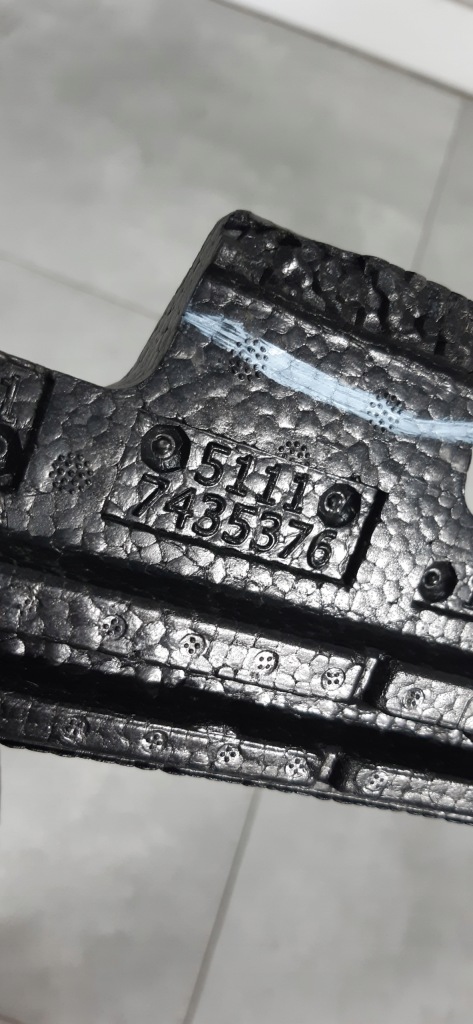 Bmw g05 x5 m-pakiet абсорбер усилитель балка бампера перед 8069212 Доставка