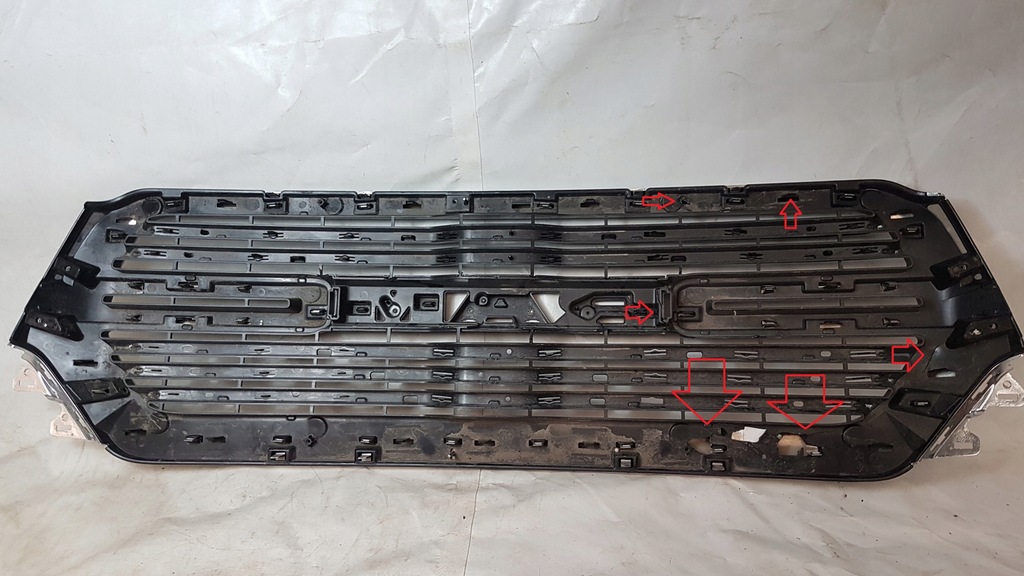 фото №7, Dodge ram 2019 19- решётка радиатора перед решётка радиатора серебристый usa