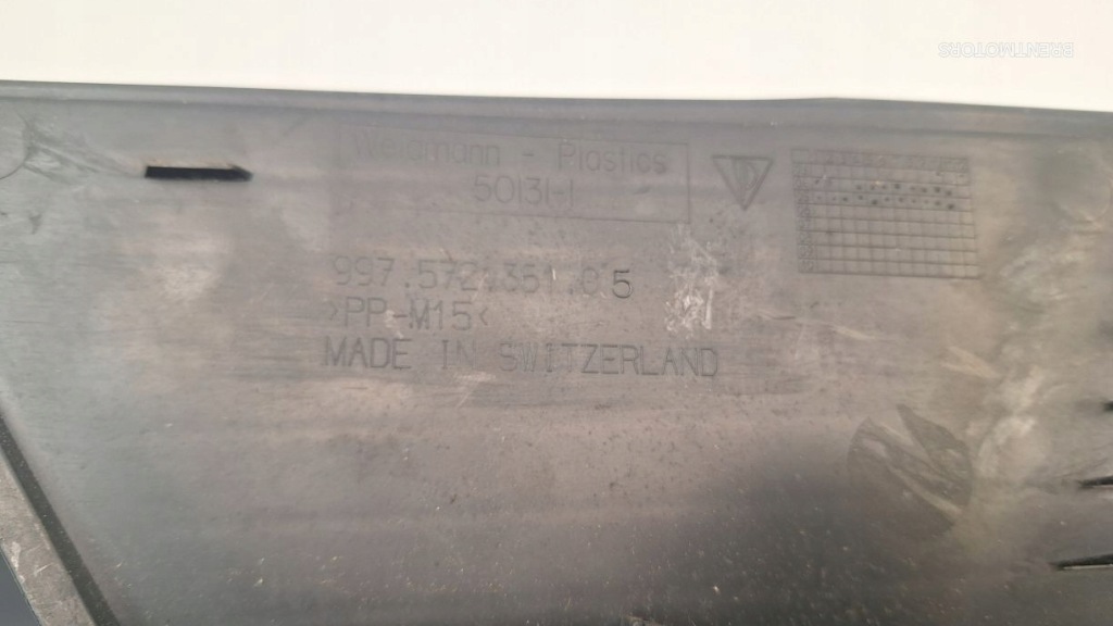 Porsche boxster 987 carrera 997 накладка акумулятор 99757256704 жабо Зі Шроту