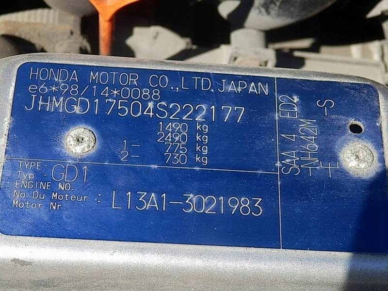 фото №4, Honda jazz ii 04 pas безопасности правый перед