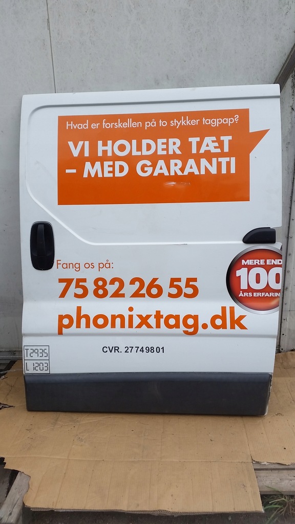 фото №1, Боковой левая дверь opel vivaro a