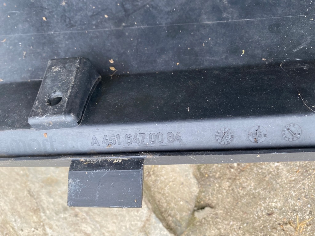 фото №8, Smart fortwo ii спойлер накладка бампера задня 4516470084 оригінал