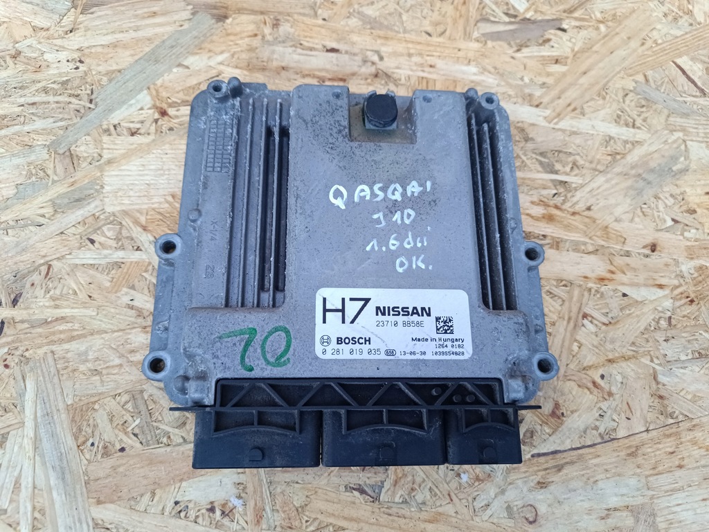 фото №1, Бортовой компьютер блок управления qashqai j10 , 0281019035