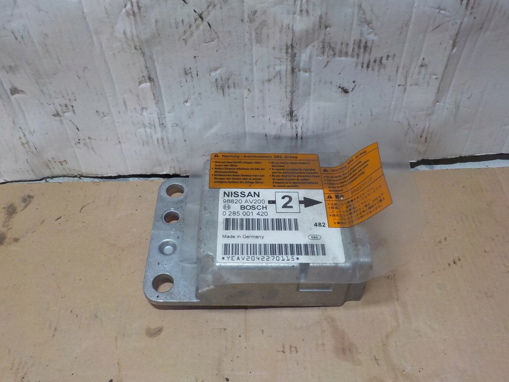 фото №1, Nissan primera p12 2.2d 2004 датчик подушка безпеки 0285001420