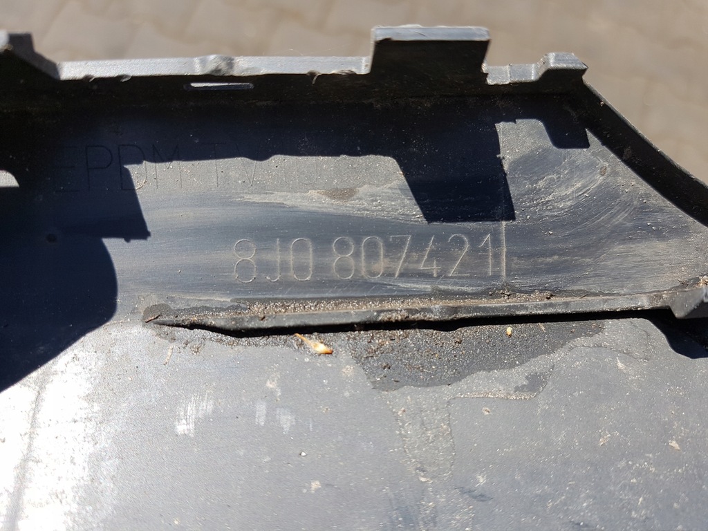 фото №6, Audi tt 8j 06-09r coupe диффузор спойлер бампера задняя задний