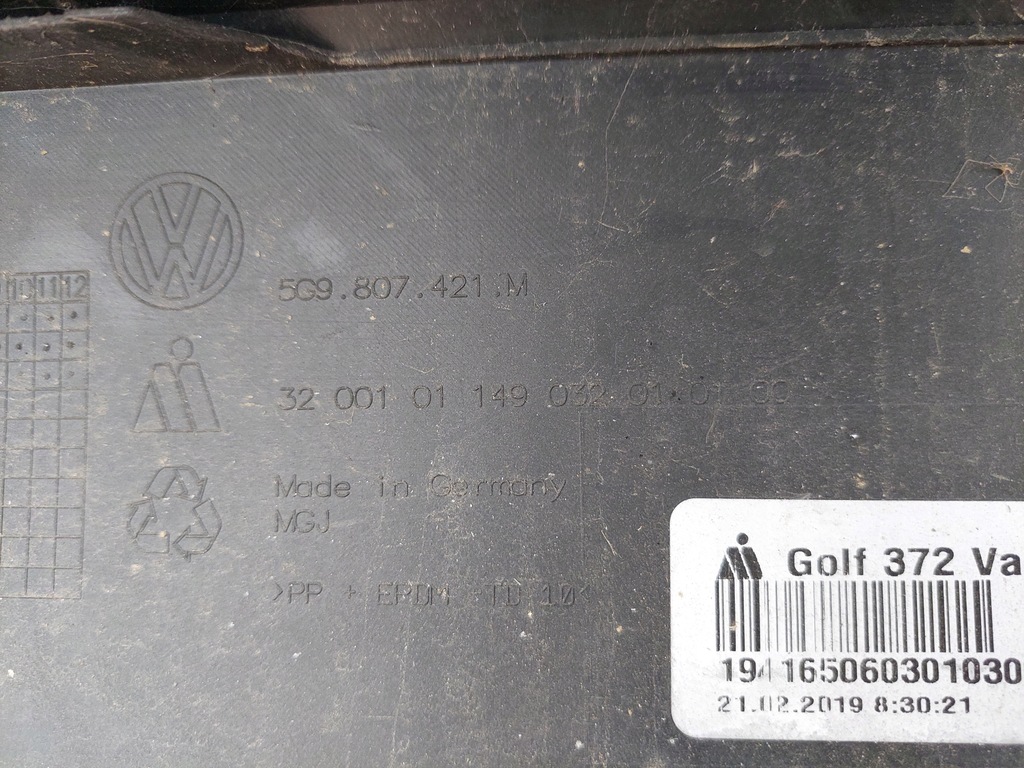 фото №11, Vw golf vii kombi . бампер задняя a796