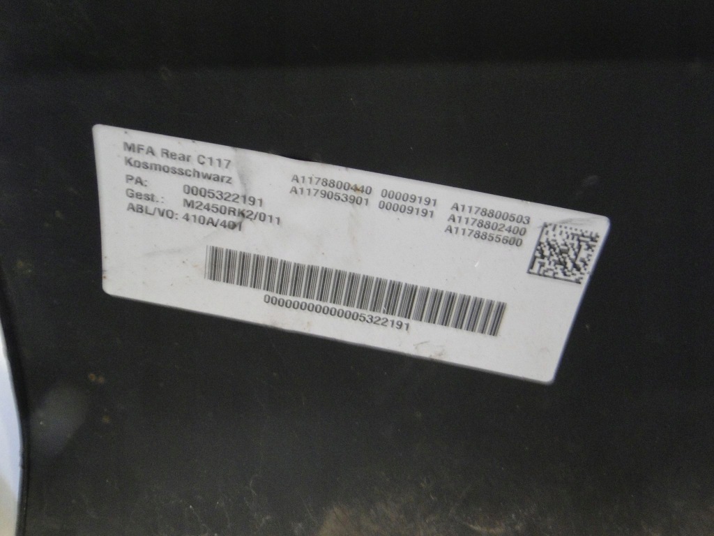 Купить Mercedes cla 117 117 бампер задний pts 191