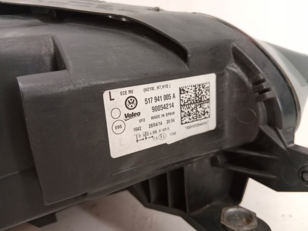 фото №11, Vw golf 7 vii sportsvan 517 лампа левая перед