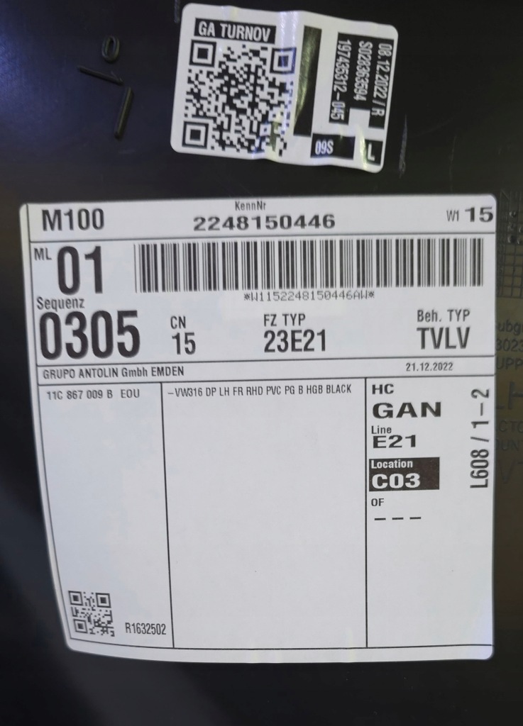 фото №12, Vw id.4 оббивка обшивка двері лівий перед шкіра 11c867009b eou 11b867011 uk