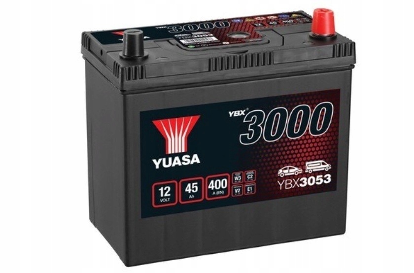 Купити Акумулятор 12v 45ah 400a p+ azja yuasa ybx3053