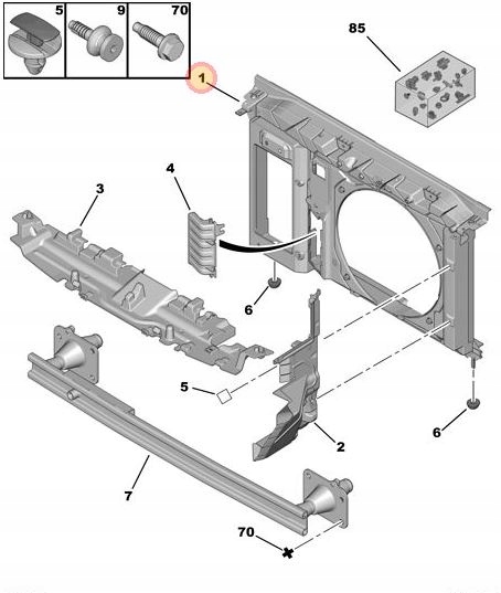 фото №3, Pas передній peugeot