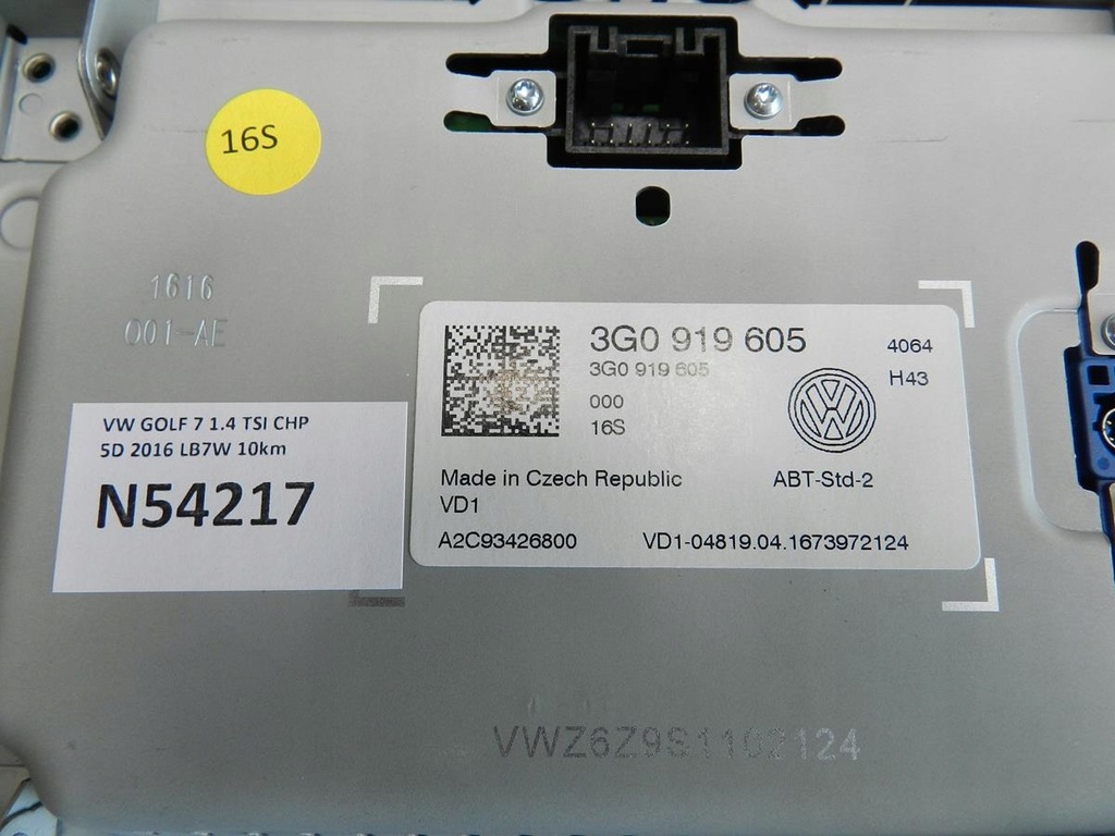 фото №5, Vw golf vii дисплей екран 3g0919605