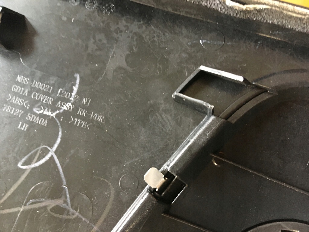 фото №6, Левый задняя молдинг стойка хром dekor infiniti q30