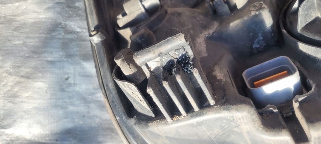 фото №10, Kia rio 2 ii lift 09- лампа перед передняя левая фара левый / 1415