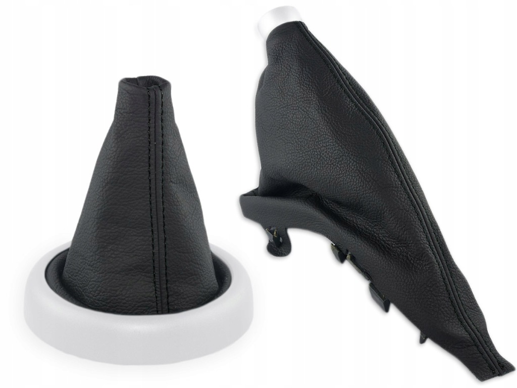 Купить Mini cooper r50 чехол переключения передач 1 тормоза кожа 1 нити чёрные