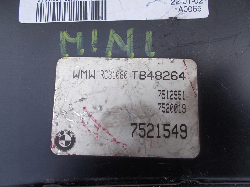 Бортовой компьютер mini cooper r50 1.6 s1180012001l Оригинал