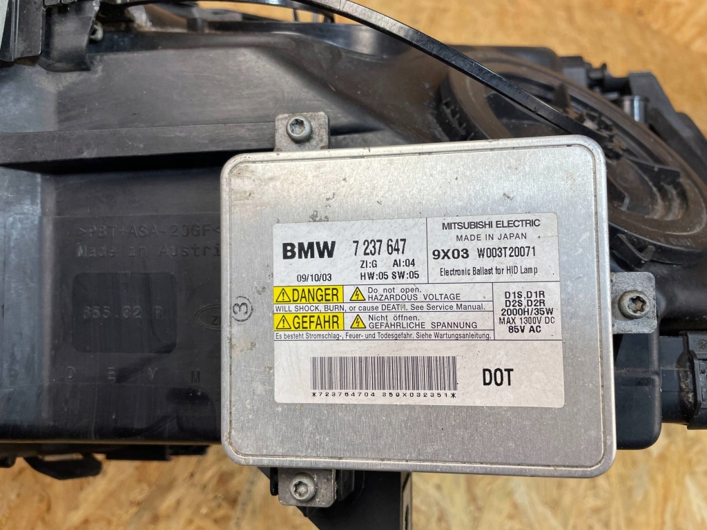 фото №15, Фара лампа перед передня права ксенон bmw 7 f01 f02 7182140 7237647 uk