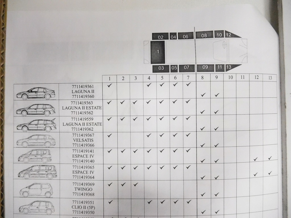 фото №9, Набор пленка na стекло renault twingo ii 7711421428