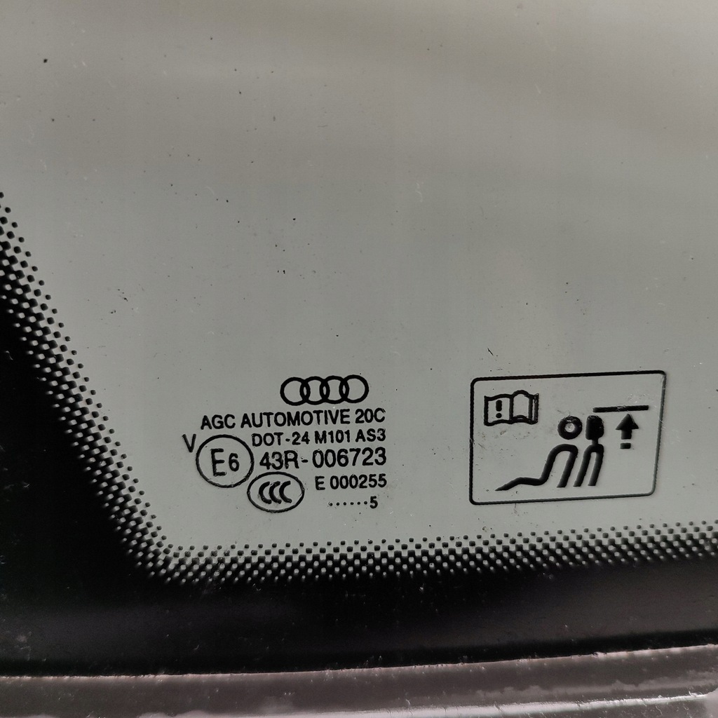 фото №5, Audi q5 sq5 2015 левая сторона стекло кузовная задняя