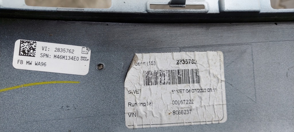 фото №11, Bmw 2 g42 coupe m-pakiet бампер передний решётка