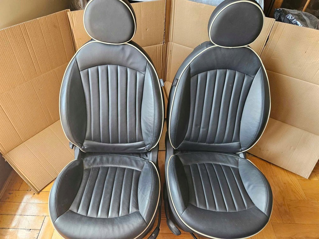 фото №1, Mini cooper r56 сидіння шкіра комплект стан bdb r50