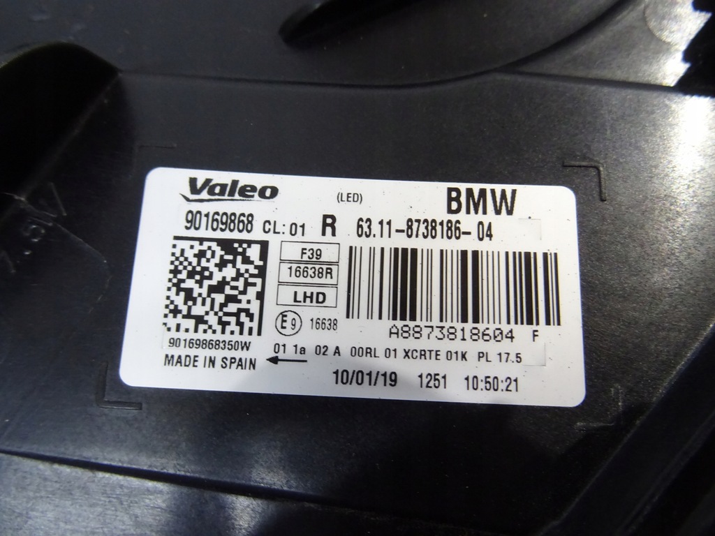 фото №13, Лампа правая bmw x2 f39 full led 8738186-04 4298
