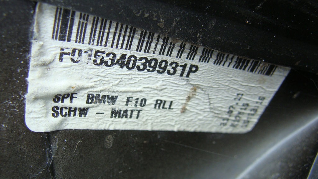 фото №12, Зеркало зеркало левая левый перед bmw 5 f10 5-pin f01534039931p