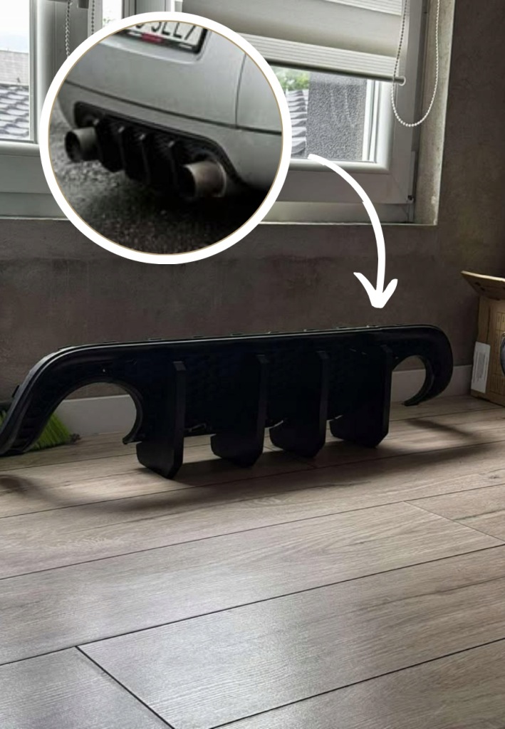 фото №5, Audi tt 8n диффузор płaty диффузор 5 элементов