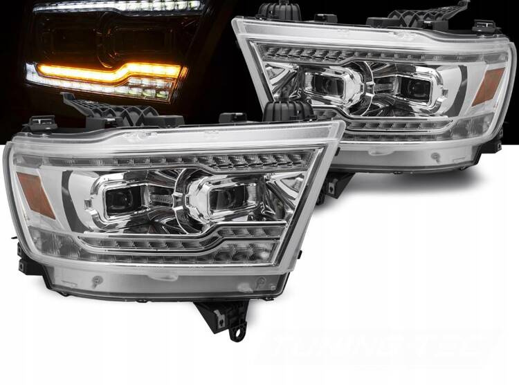 фото №1, Лампы фары full led do dodge ram 1500 19-22