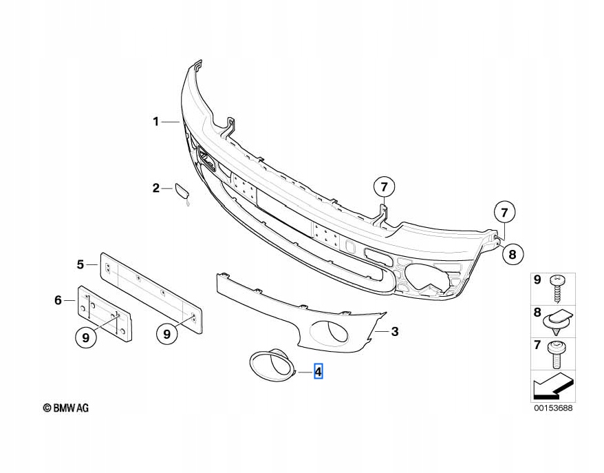 Mini оригінальний номер захист протитуманної фари ліва r55 r56 r57 aso Ціна