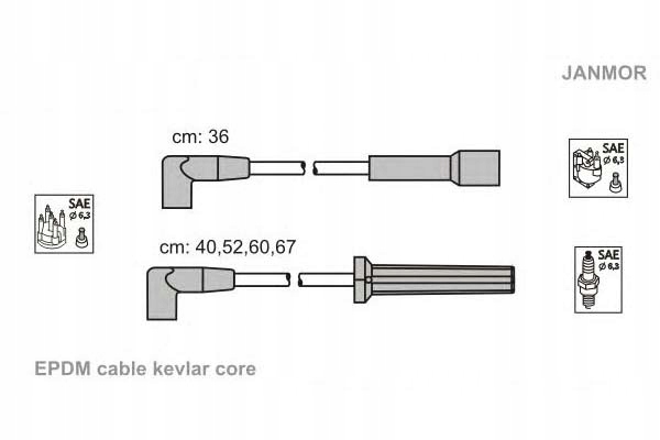 фото №2, Дроти запалювання kpl. daewoo janmor
