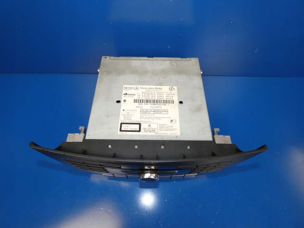 фото №2, Mercedes c klasa w204 cls w218 радио заводской