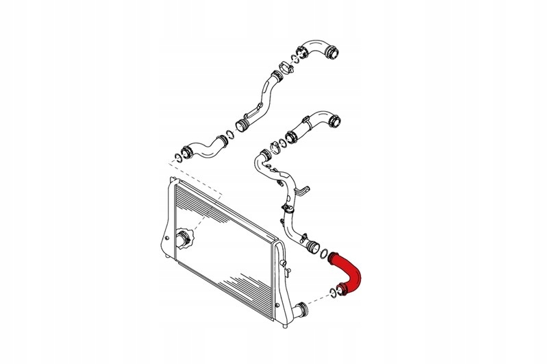 Шланг турбины vw passat 2.0 tdi 2005-2010 Недорого
