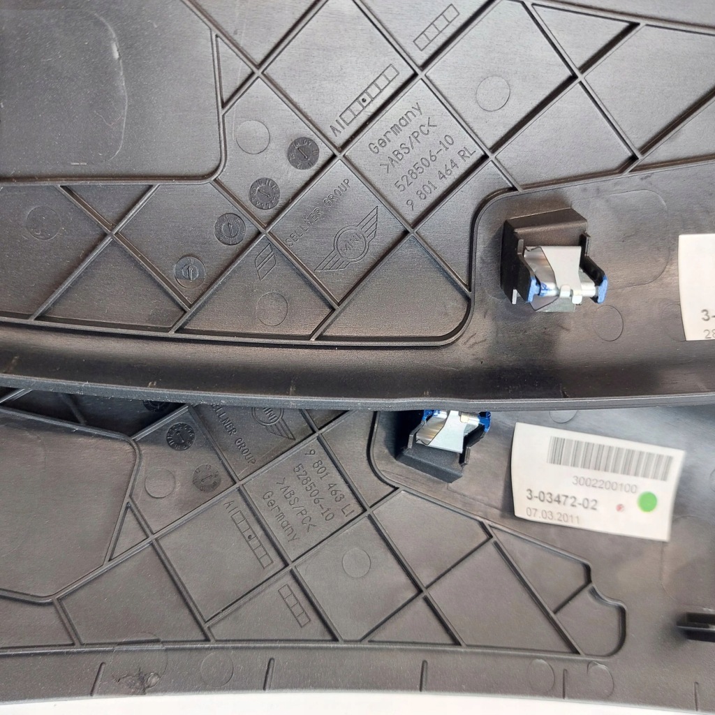 фото №3, 2014 mini cooper countryman r60 element панели приборной панели / dół 9801464